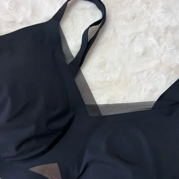 Honeylove Crossover Bra Black Mesh 3X Wireless Supportive NWOT - Picture 3 of 9